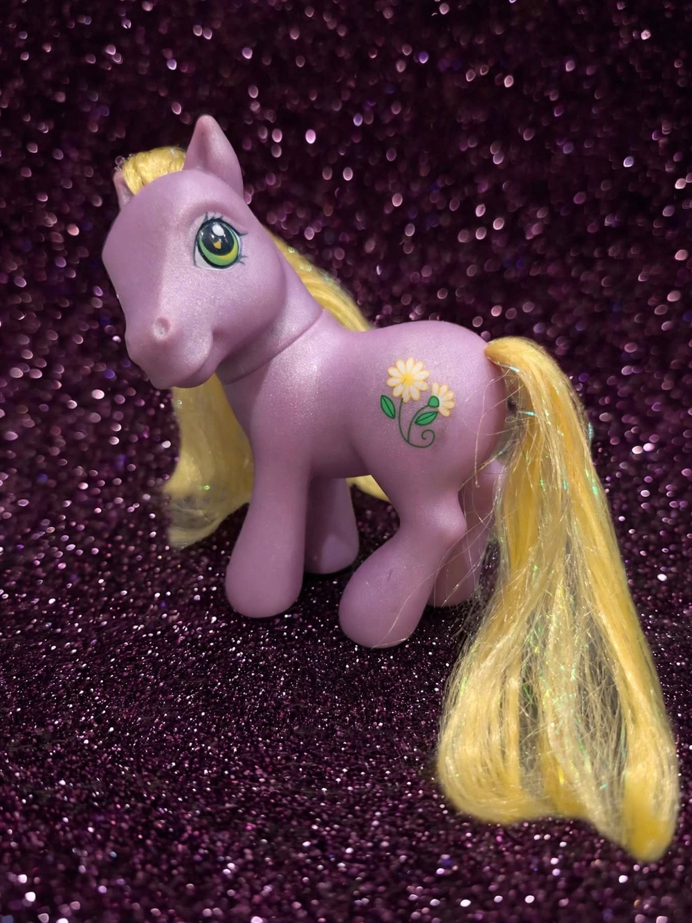 My Little Pony Daisyjo Lavender Pony with Yellow Mane and Daisy Cutie Mark